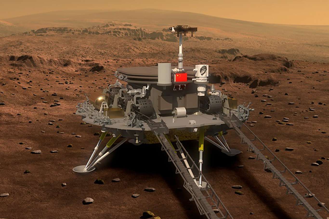 China's Zhurong rover successfully lands on Mars China's Zhurong rover successfully lands on Mars